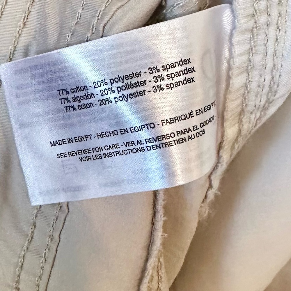 NWT Gloria Vanderbilt Katniss Utility Crop Shorts - Size 12 - Picture 3 of 7